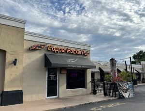 entrance to the copper rocket pub in Maitland, fl