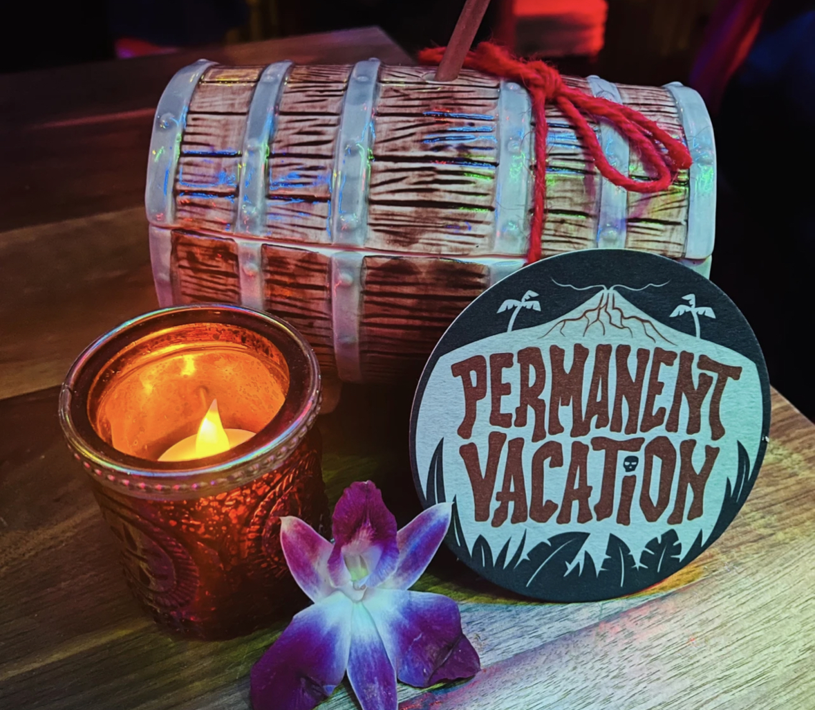 Permanent Vacation The Enchanted Tiki Bar In Maitland, FL Flamingo