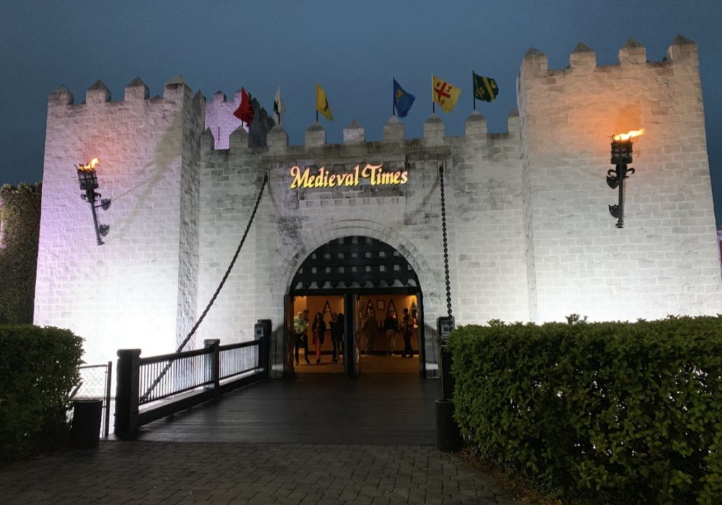 Entrance to Medieval Times in Orlando