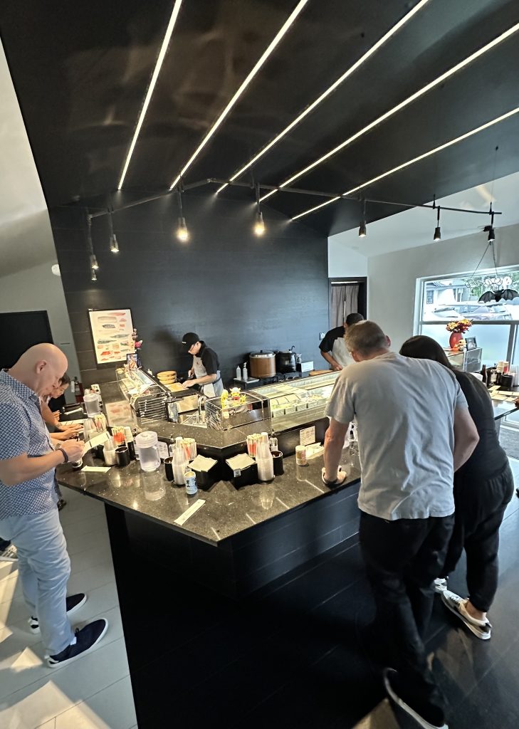 view of interior at edoboy sushi orlando