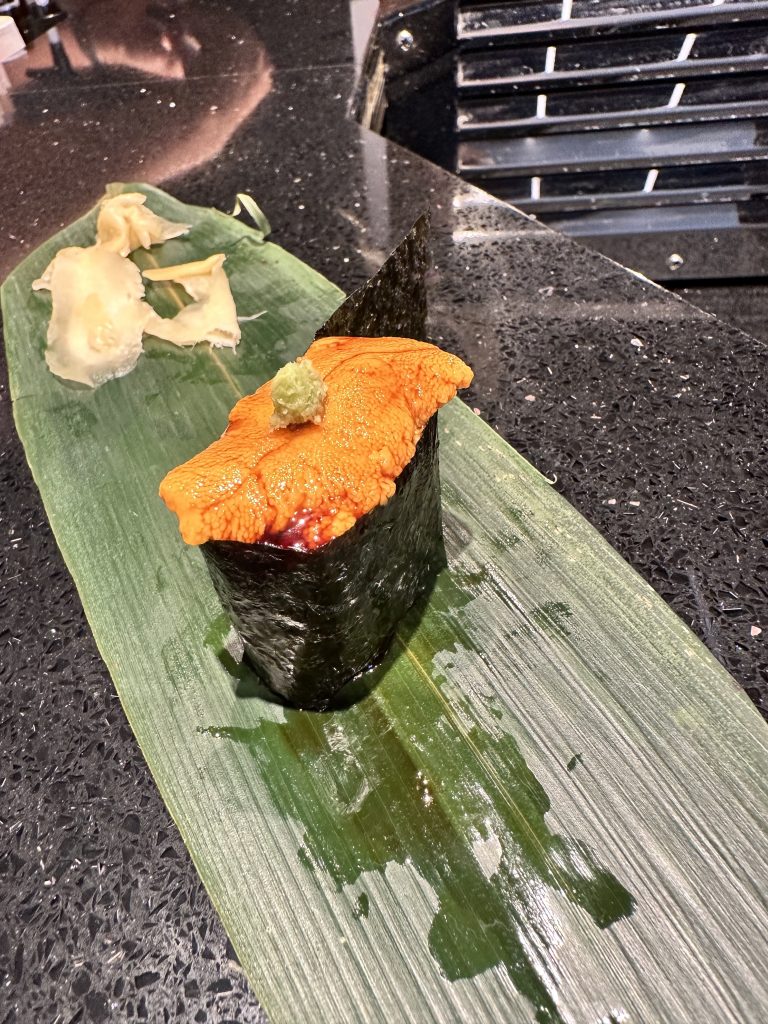 uni roll at edoboy sushi in orlando