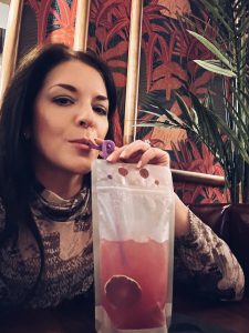 Adult capri sun at The Moderne