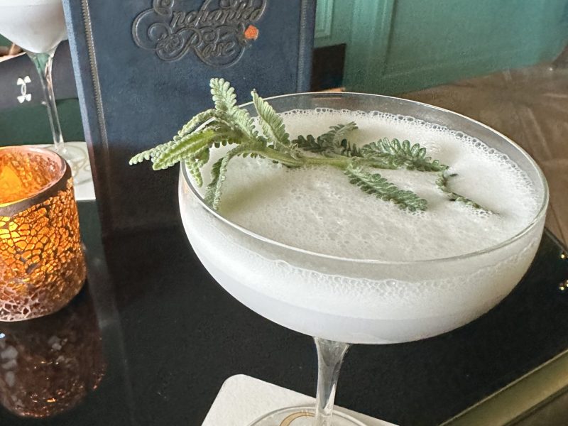 Enchanted Rose Lavender Fog Cocktail