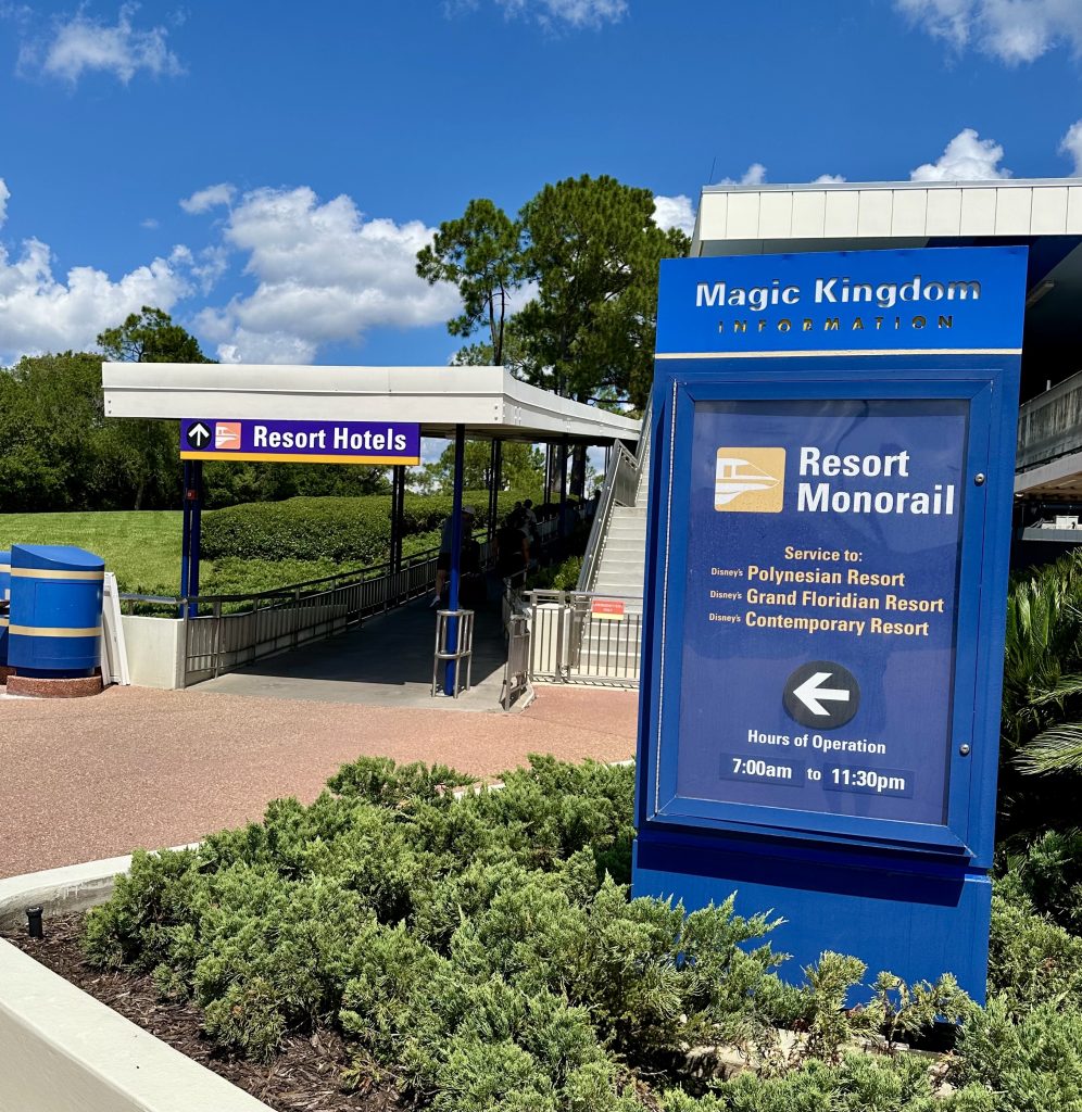 Disney World monorail crawl