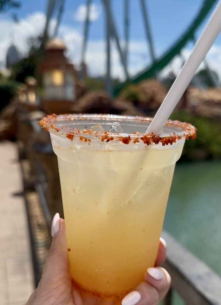 confisco's margarita at backwater bar in islands of adventure