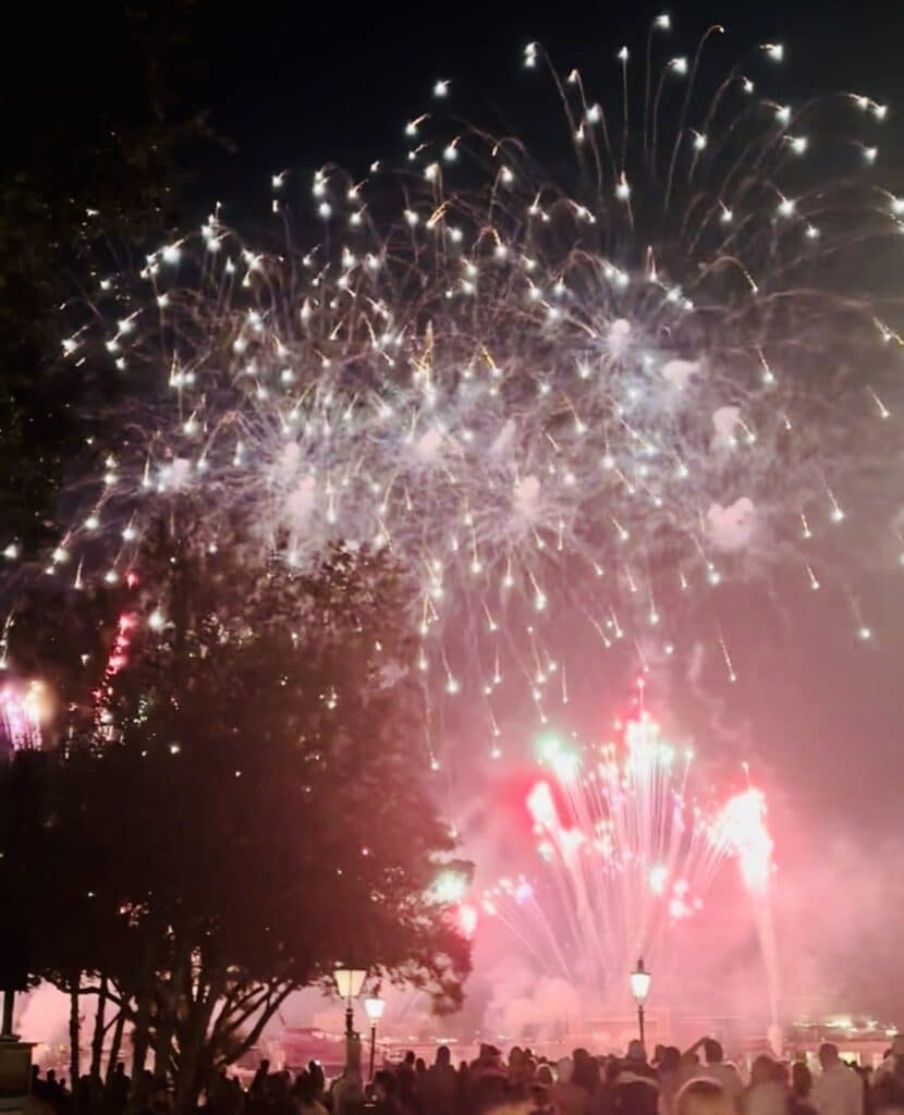 Screenshot disney fireworks