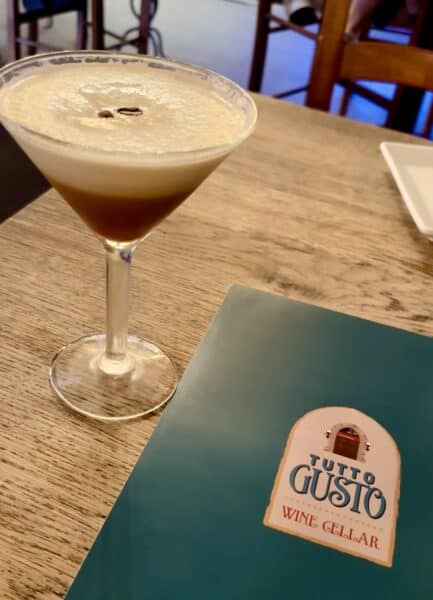 Tutto Gusto Espresso Martini at epcot