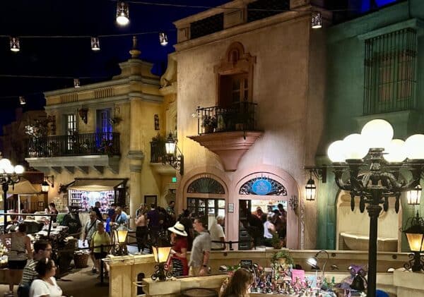 inside Mexico pavilion at epcot