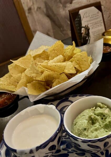 Chips & Dip at La Cava Del Tequila