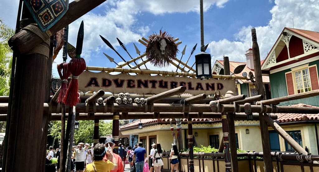 Adventureland at magic kingdom