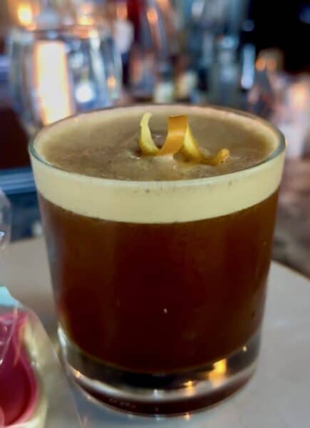 Matthew's Steakhouse espresso martini