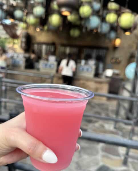 Pink Milk with Rum at Galaxy Edge