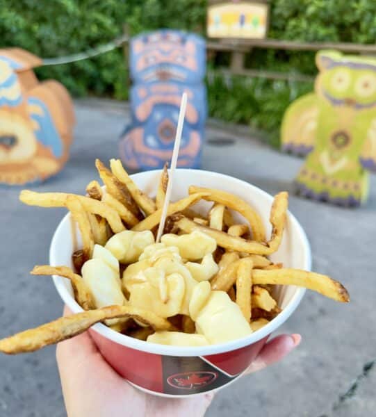 quebec: poutine at epcot