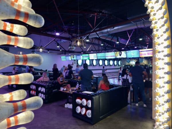 primrose lanes retro bowling alley