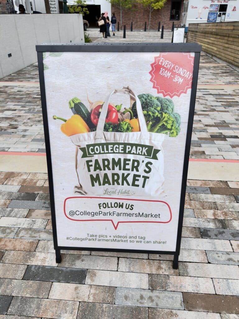 college park farmers market
