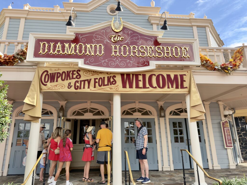 magic kingdom diamond horseshoe pop-up