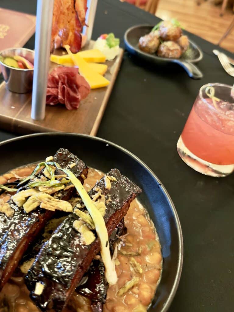 small plates at diamond horseshoe pop-up